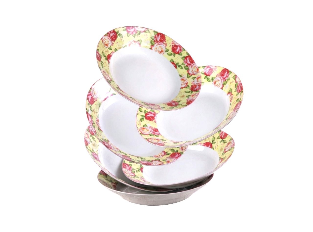 BA179 Mawar 6 Pcs Piring Makan 9 inch (22.8 cm)